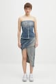 Дънкова блуза Rick Owens DRKSHDW Bustier Top DS01E3127.DWB