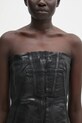 Rick Owens DRKSHDW top Bustier Top czarny DS01E3127.SCF