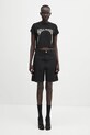 Бавовняна футболка Rick Owens DRKSHDW Cropped Small Level T DS01E3207.RNEP2