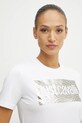 Бавовняна футболка Just Cavalli білий 78PAHT15.CJ500
