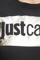Just Cavalli t-shirt bawełniany 78PAHT15.CJ500 czarny