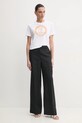 Just Cavalli t-shirt in cotone 78PAHE13.CJ110 bianco SS25