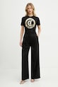 Just Cavalli t-shirt in cotone 78PAHT01.CJ500 nero SS25