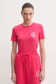 Just Cavalli t-shirt różowy 78PAHE11.CJ112