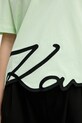 Karl Lagerfeld t-shirt bawełniany A2W17104 zielony