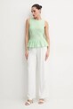 Top Karl Lagerfeld A2W18014 zelená SS25
