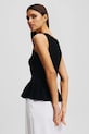 Top Karl Lagerfeld A2W18014 μαύρο SS25