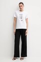 Karl Lagerfeld t-shirt bawełniany A2W17103 biały SS25
