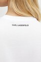 Karl Lagerfeld t-shirt bawełniany A2W17120 biały