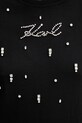 Karl Lagerfeld tricou din bumbac A2W17120 negru