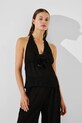 Karl Lagerfeld top imprimeu negru A2W46007