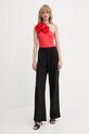 Βαμβακερό κορμάκι Karl Lagerfeld A2W17005 κόκκινο SS25