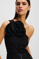 Odzież Karl Lagerfeld body bawełniane A2W17005 czarny