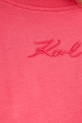Karl Lagerfeld tricou din bumbac A2W17063 roz