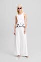 Karl Lagerfeld top bawełniany biały A2W17066
