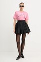 Patou t-shirt bawełniany JE1369999 różowy AW25