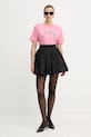 Patou t-shirt bawełniany JE1369999 różowy AW25