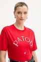 Patou t-shirt bawełniany czerwony JE1369999