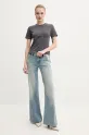 Never Fully Dressed t-shirt NFDTO1649 grigio SS25