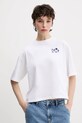 Îmbrăcăminte Kaotiko tricou din bumbac AQ056.01S.M002 alb