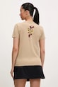 Odzież Salewa t-shirt sportowy Eagle Nature 00.0000029109 beżowy