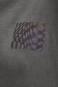 Vans tricou din bumbac VN000M7ABLK1 gri
