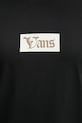 Vans tricou din bumbac VN000MCGBLK1 negru