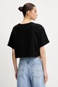 Îmbrăcăminte Vans tricou din bumbac VN000P5QBLK1 negru