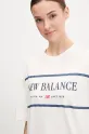 Bavlnené tričko New Balance béžová WT51910SST