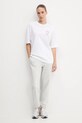 New Balance tricou din bumbac WT51940WT alb SS25