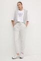 New Balance t-shirt bawełniany WT51935WT biały SS25