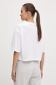 Odzież New Balance t-shirt bawełniany WT51935WT biały