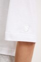 New Balance t-shirt bawełniany WT51935WT biały