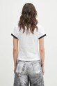 Одежда Хлопковая футболка GANNI Basic Jersey Bear Small T4061 белый