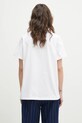 Ρούχα Βαμβακερό μπλουζάκι GANNI Basic Jersey Leopard Relaxed T4124 λευκό