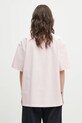 Odzież GANNI t-shirt bawełniany Heavy Cotton Drop Shoulder Heart T4090 różowy