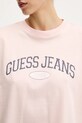 Bavlněné tričko Guess Jeans růžová W5GI21.K8HM0