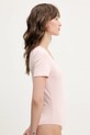 Odzież Guess Jeans t-shirt W5GP25.J1314 różowy