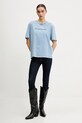 Guess Jeans t-shirt bawełniany W5GI28.KCTG1 niebieski SS25