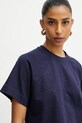 MAX&Co. tricou din amestec de in bleumarin 2516941043200
