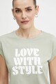 Morgan t-shirt DSTYLE zöld DSTYLE