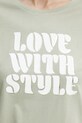 Morgan t-shirt DSTYLE DSTYLE zöld