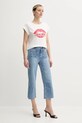 Morgan tricou DVALA DVALA alb SS25