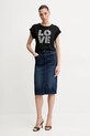 Morgan tricou DSILVI DSILVI negru SS25