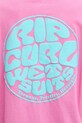 Rip Curl T-shirt damski bawełniany 0EGWTE różowy