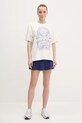 Rip Curl t-shirt bawełniany SAN CARLOS 0FVWTE beżowy SS25