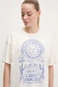 Rip Curl t-shirt bawełniany SAN CARLOS beżowy 0FVWTE