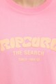 Bavlněné tričko Rip Curl růžová 0HXWTE