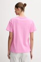 Odzież Rip Curl t-shirt bawełniany 0HXWTE różowy