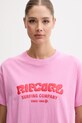 Rip Curl t-shirt bawełniany różowy 0HXWTE
